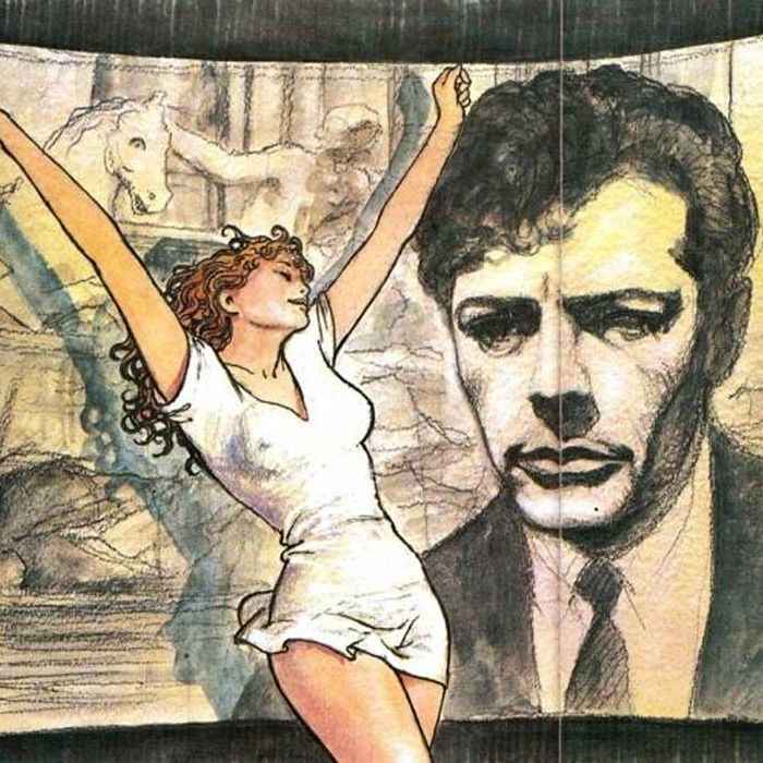 Milo Manara Fellini Marcello Mastroianni